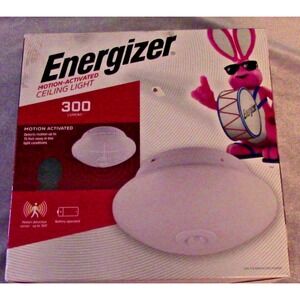 Energizer LED Ceiling Light Motion-Activated Battery Operated White 300 Lumens